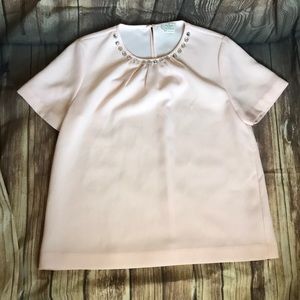 Kate Spade jewel collar top